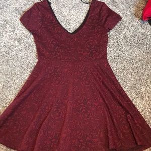 Maroon dress